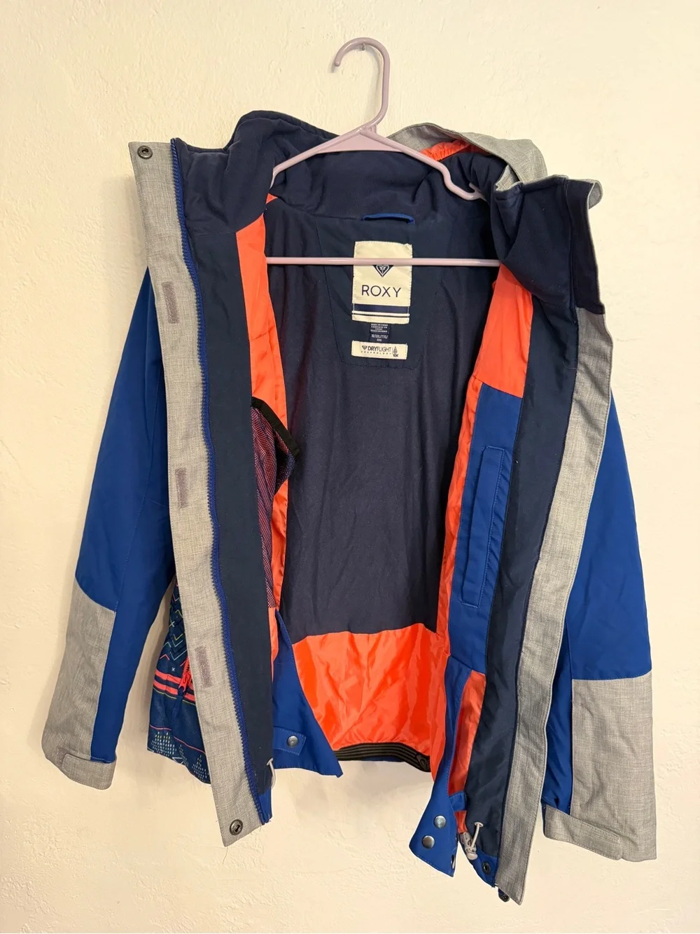 Roxy Girls Ski/Snow Jacket Geo Pattern